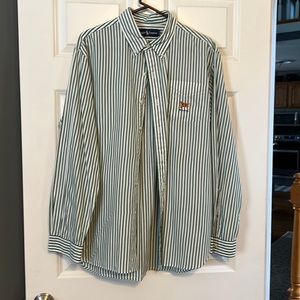 Ralph Lauren nautical lightweight 100% cotton embroidered pocket shirt